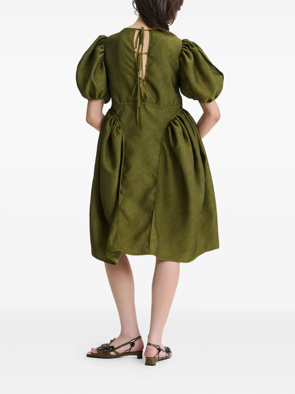 Cecilie Bahnsen Fonda dress - Groen