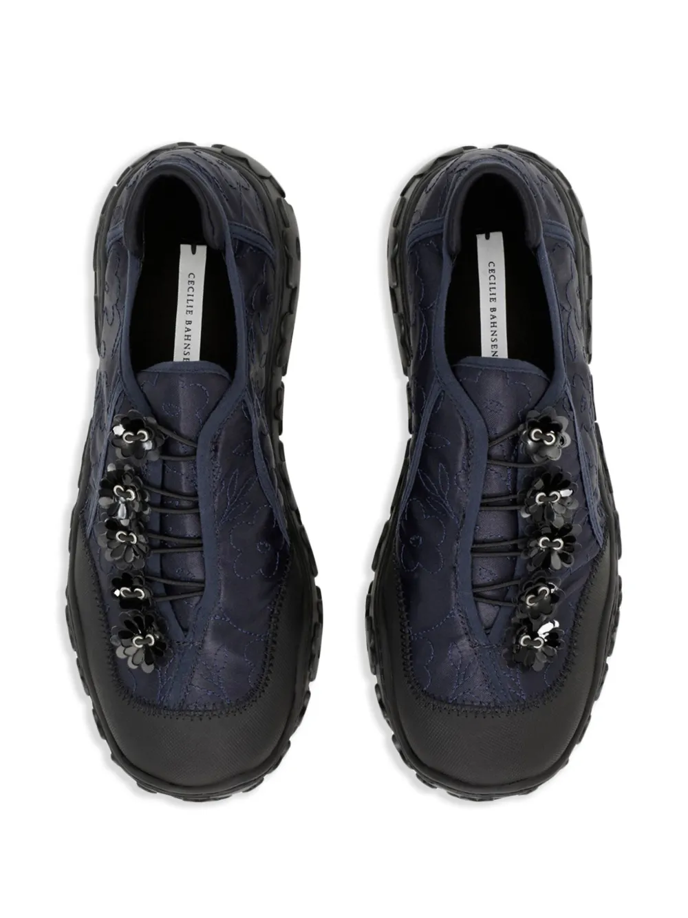 【受注生産品】 Cecilie Bahnsen Black Sara Sneakers | Smart Closet 靴