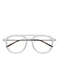 Gucci Eyewear double-bridge round-frame glasses - Grey