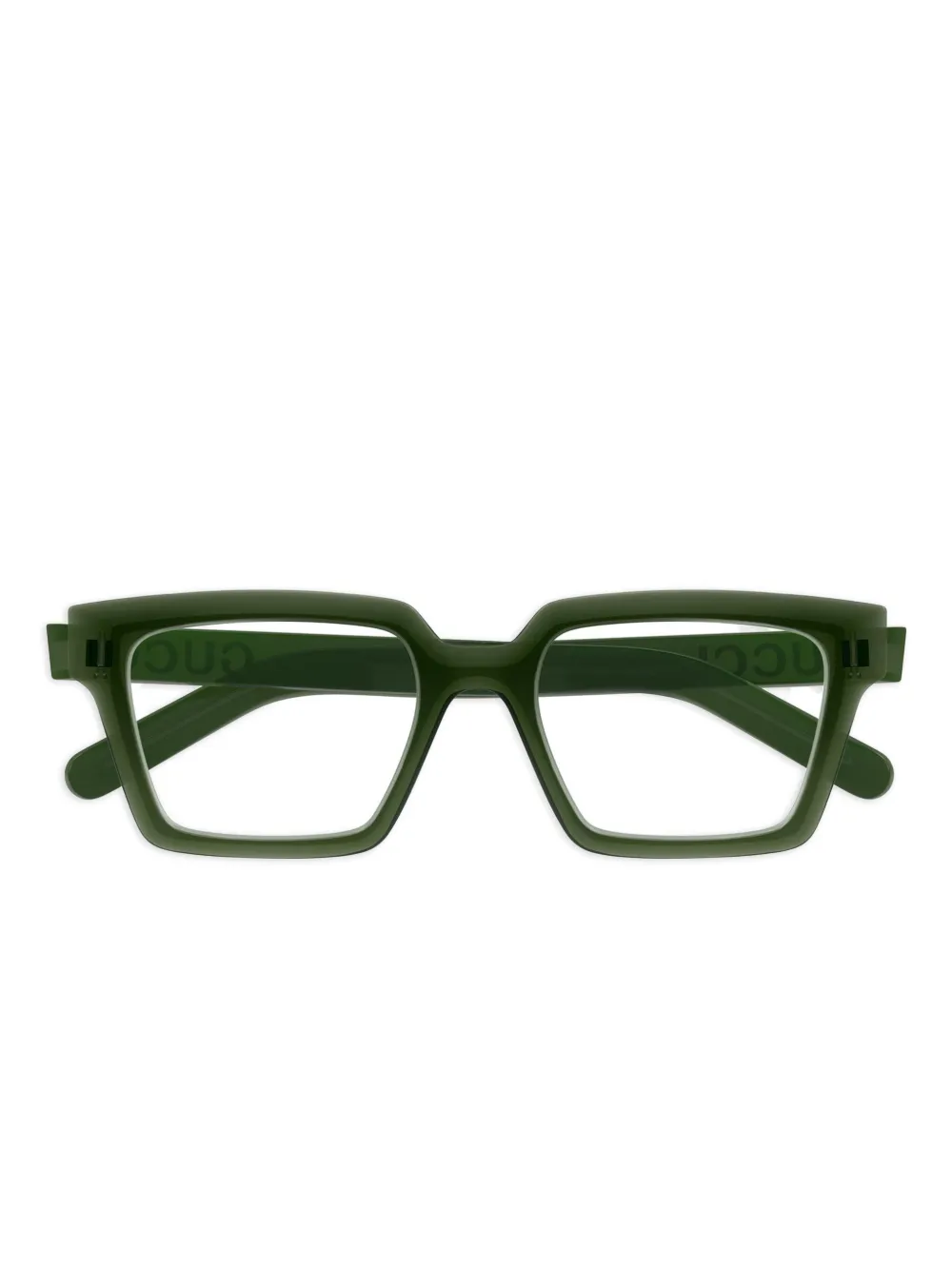 Gucci Eyewear square-frame glasses | Green | Image 1