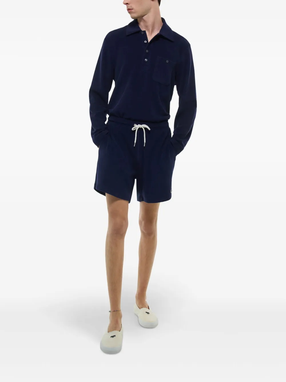 FURSAC Poloshirt van badstof - Blauw