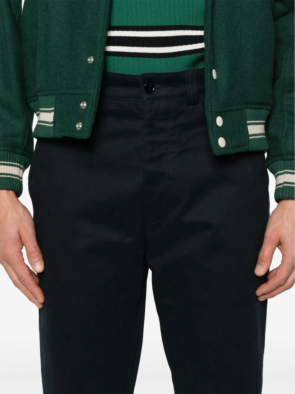straight-leg trousers