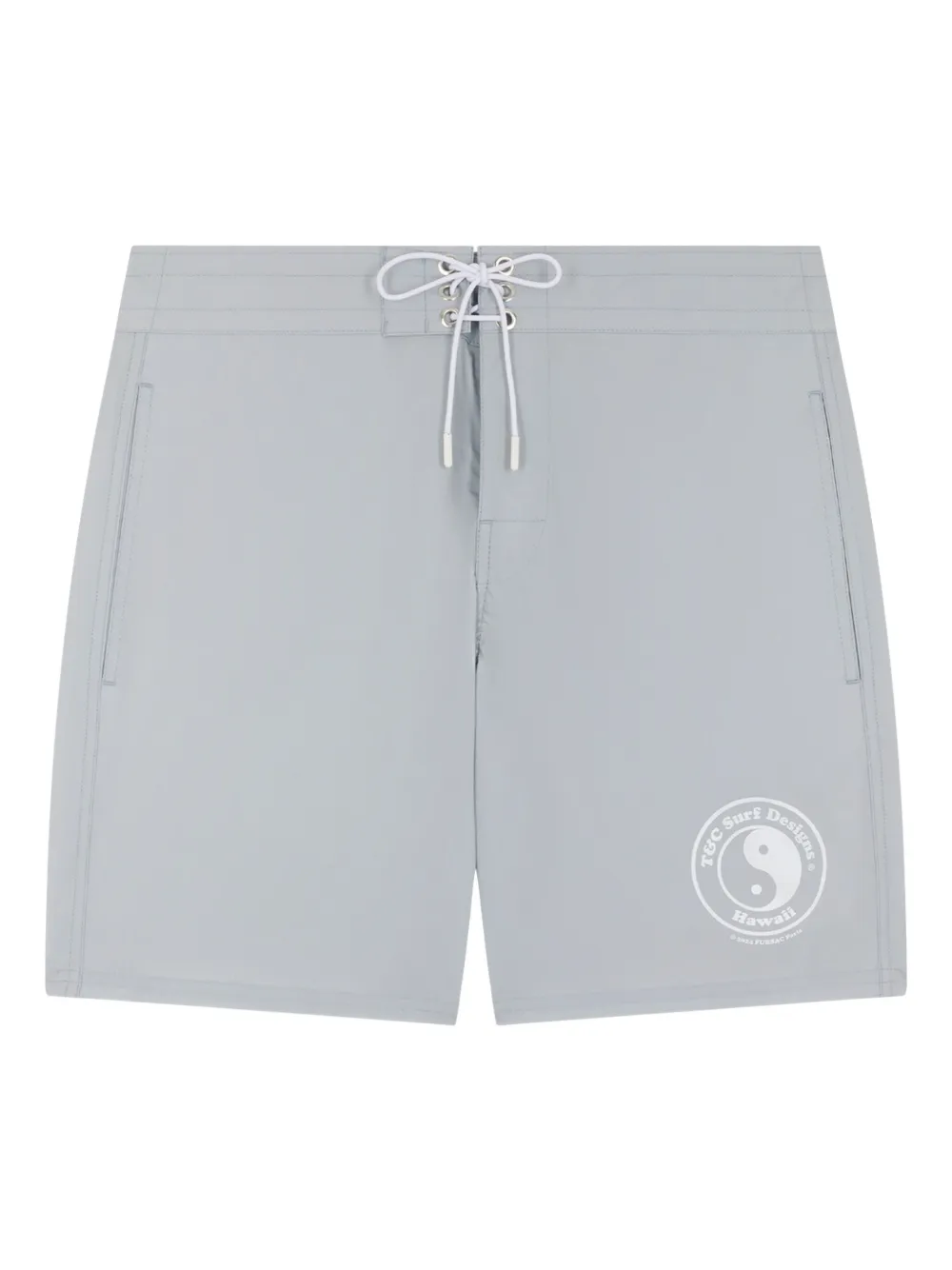 FURSAC shorts de playa con logo estampado | gris | Image 1