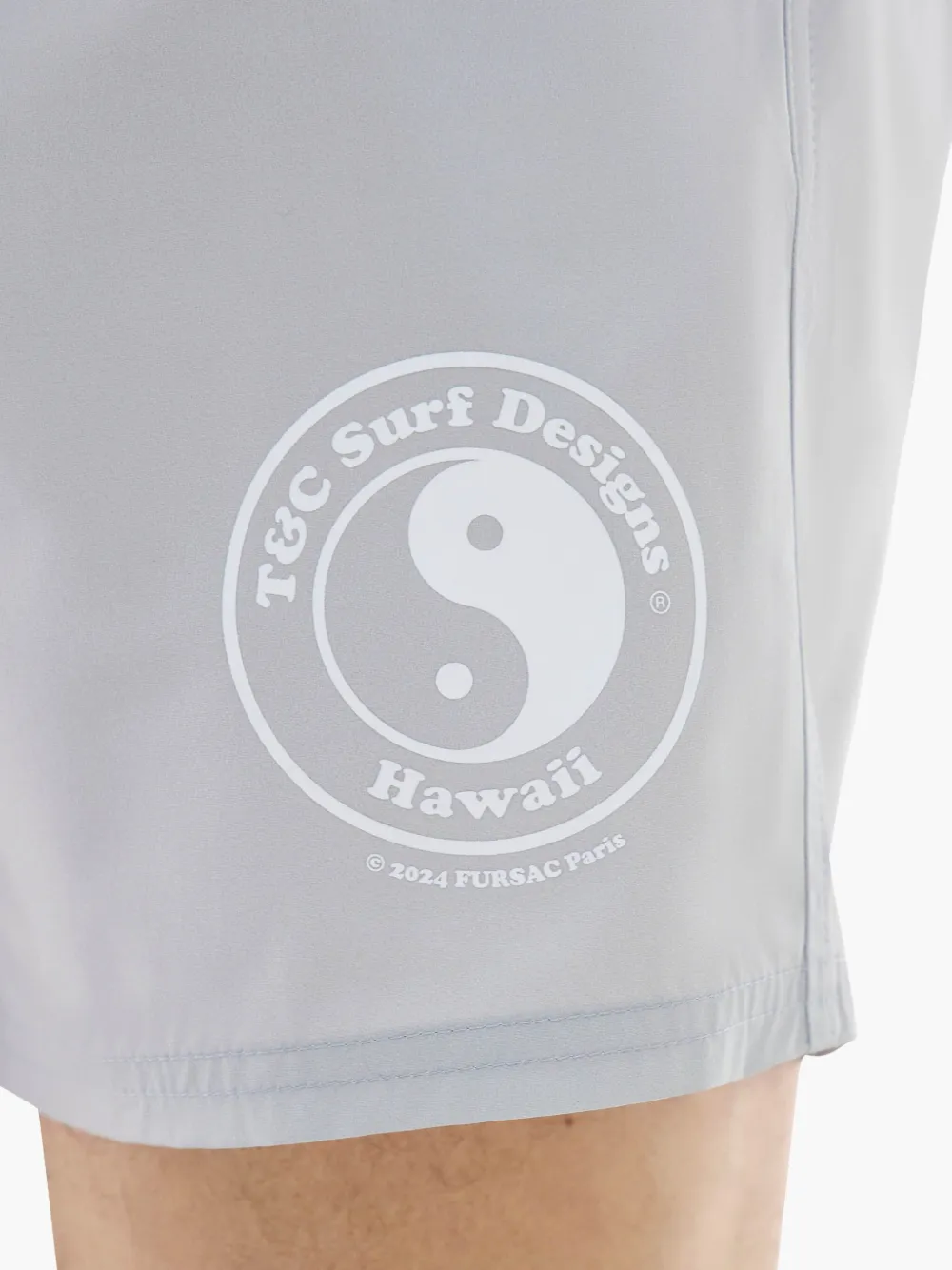 logo-print swim shorts