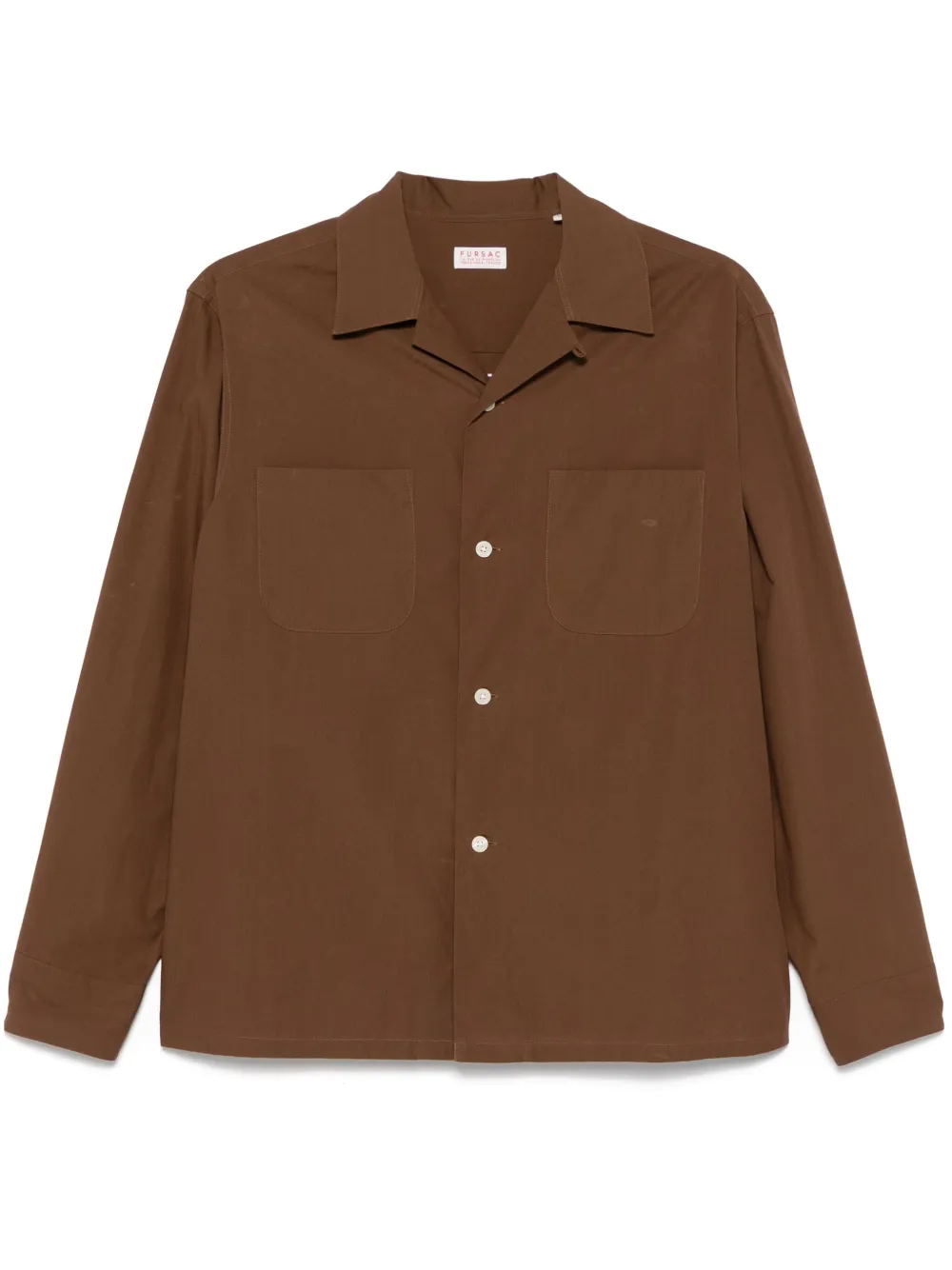 FURSAC camisa de popelina | marrón | Image 1