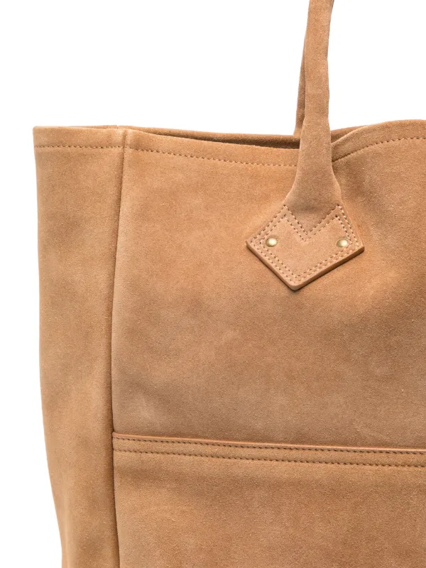 ☆モメット スエード トートバッグ (ブラウンスエード)/ELBORN☆ ELBORN】Momet Suede Tote Bag Brown Suede☆送料/関税込