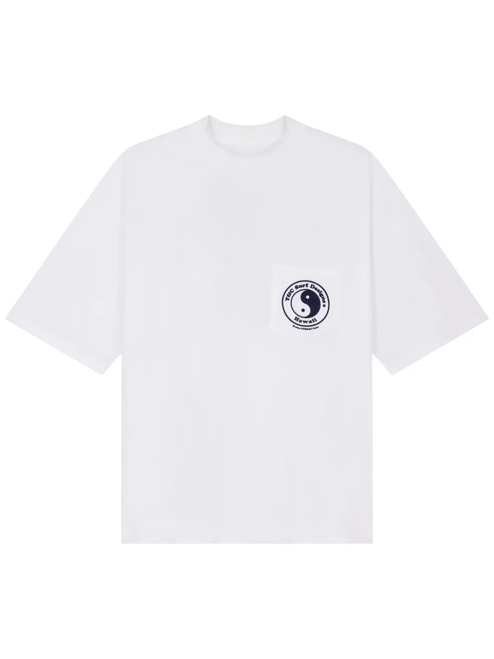 FURSAC flocked-motif T-shirt | White | Image 1