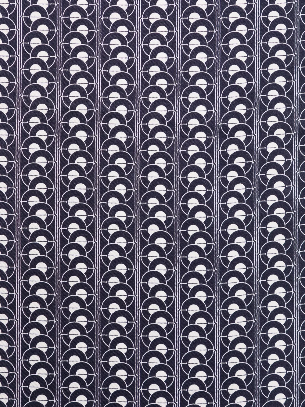 FURSAC Sjaal met geometrische print - Blauw