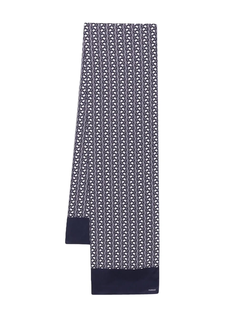 FURSAC Schal mit geometrischem Print | Blau | Image 1