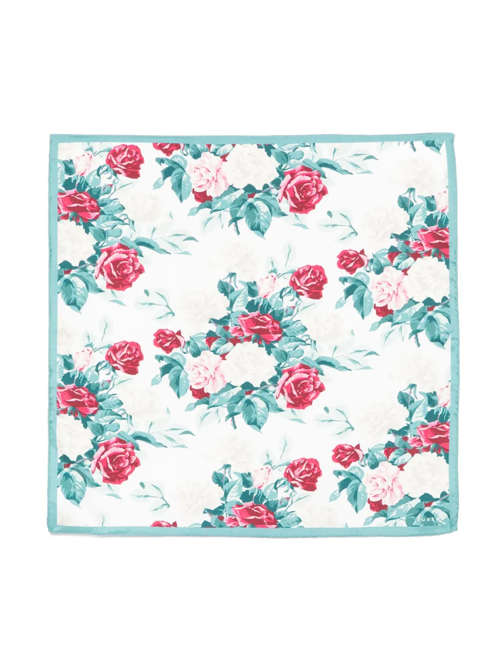 FURSAC floral-print pocket square | White | Image 1