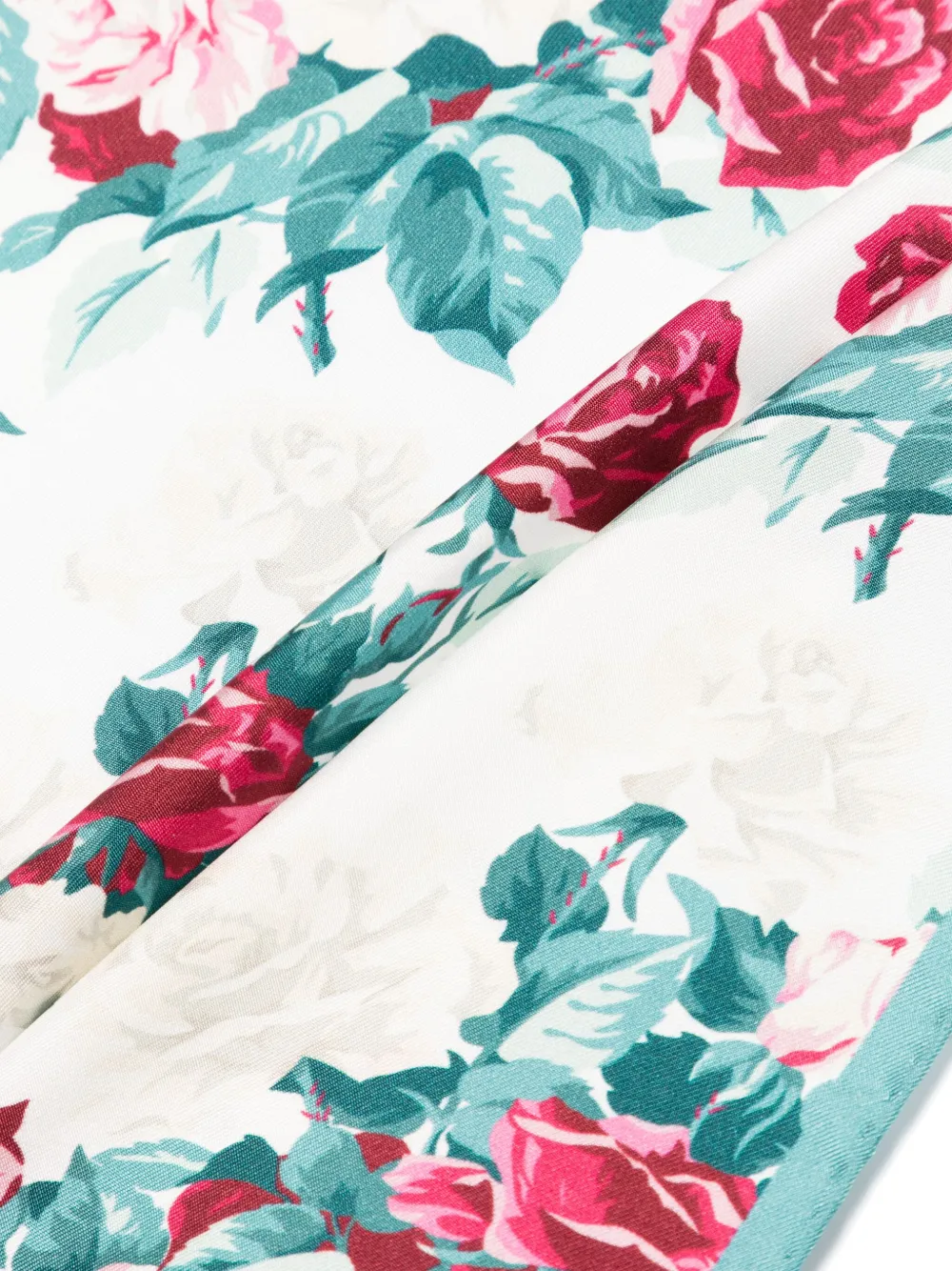 FURSAC Pochet met bloemenprint - Wit