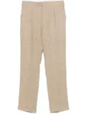 FURSAC linen trousers - Brown