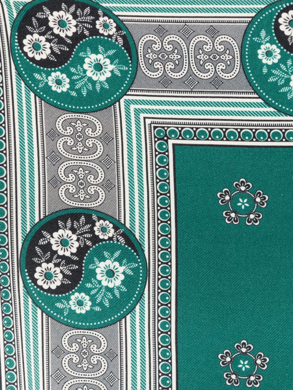 FURSAC Sjaal met bandana-print - Groen