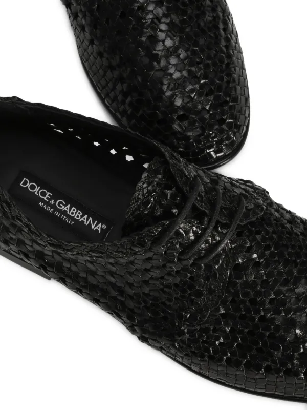 DOLCE&GABBANA ドルチェ　ダービーシューズ　ブラック　レザー Dolce & Gabbana レザー ダービーシューズ | ブラック | FARFETCH JP