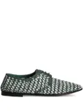 Dolce & Gabbana woven Derby shoes - Green