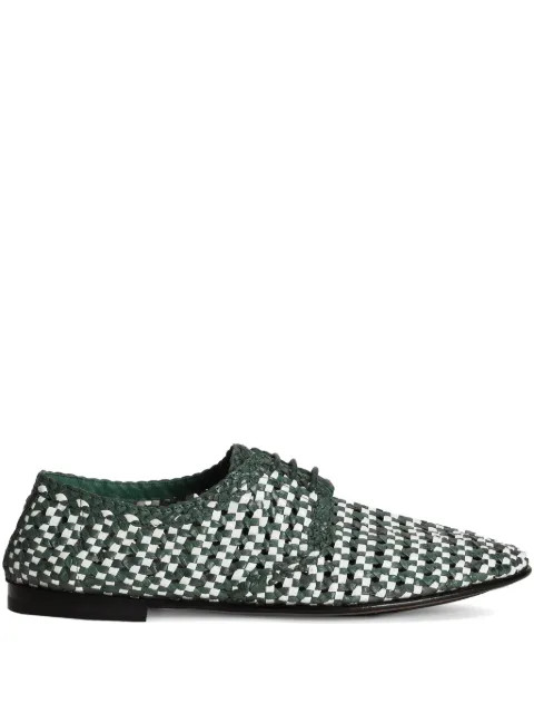 Dolce & Gabbana woven Derby shoes