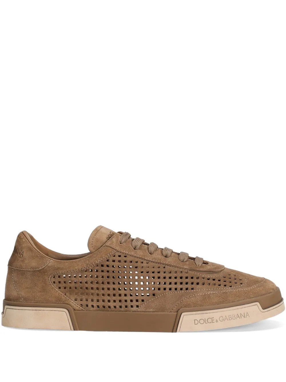 Dolce & Gabbana suede sneakers Brown