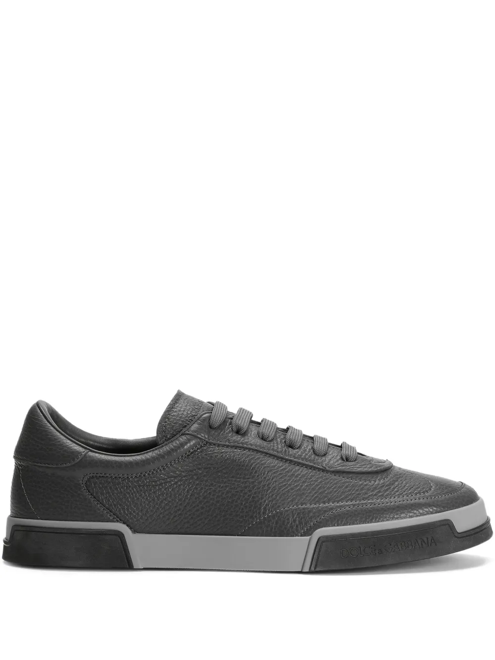 Dolce & Gabbana leather sneakers Grey