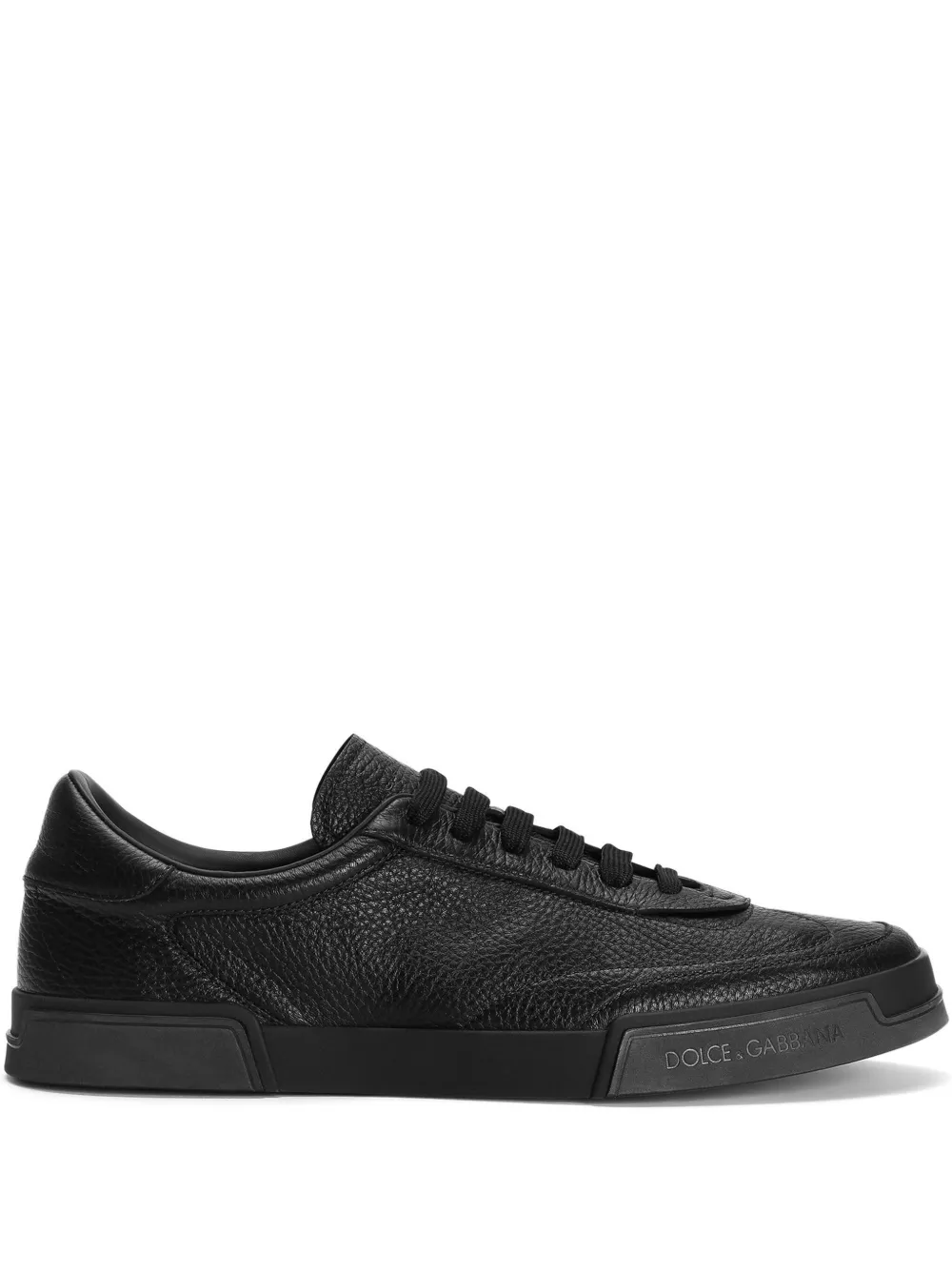 Dolce & Gabbana leather sneakers Black