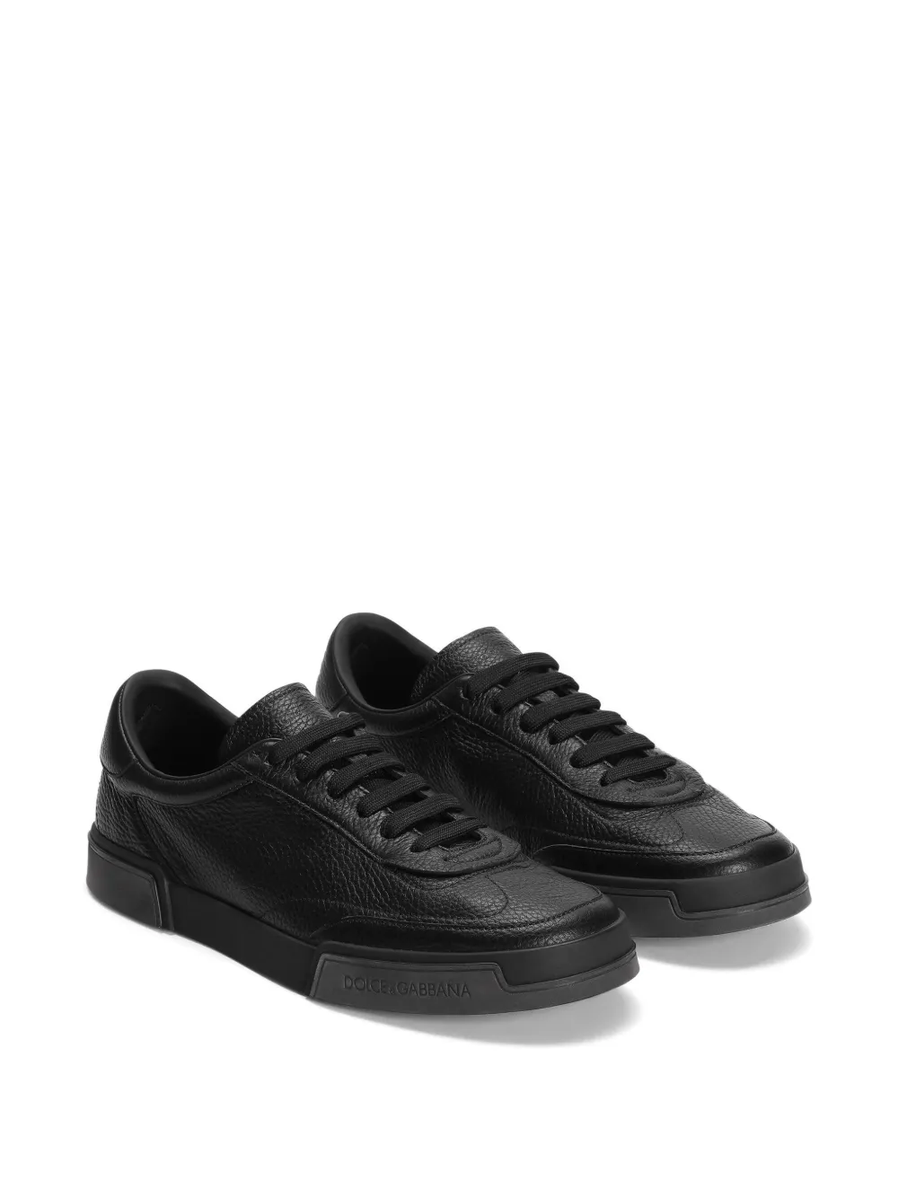 Dolce & Gabbana leather sneakers - Zwart