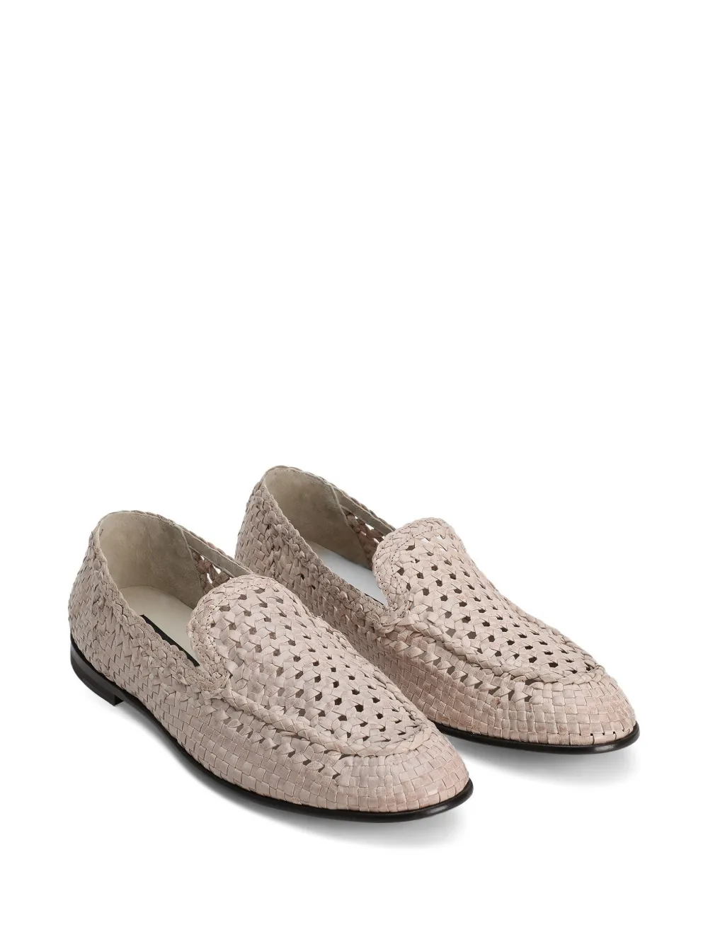 Dolce & Gabbana Leren loafers Zwart