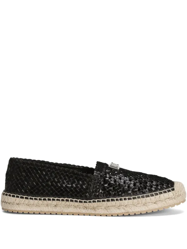 Dolce & Gabbana  Braided Leather Espadrilles Dolce & Gabbana Brown Braided Leather Espadrilles Size 42  main image 3