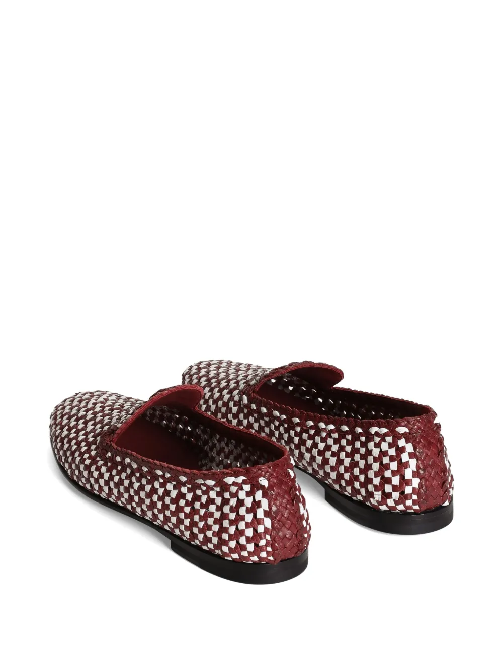 Dolce & Gabbana interwoven loafers Red