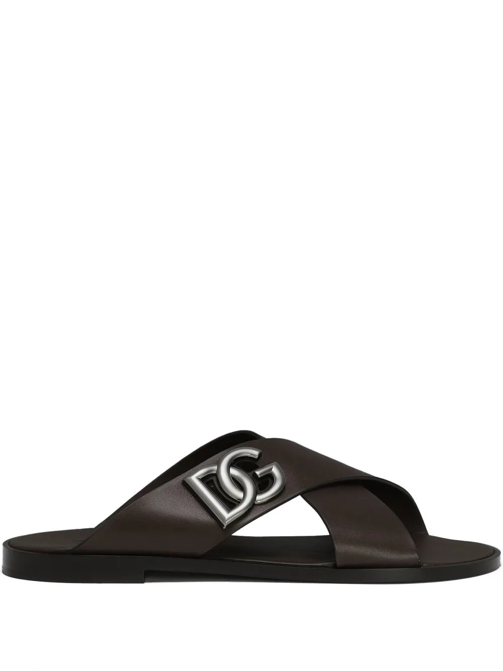 Dolce & Gabbana DG slides | Brown | Image 1