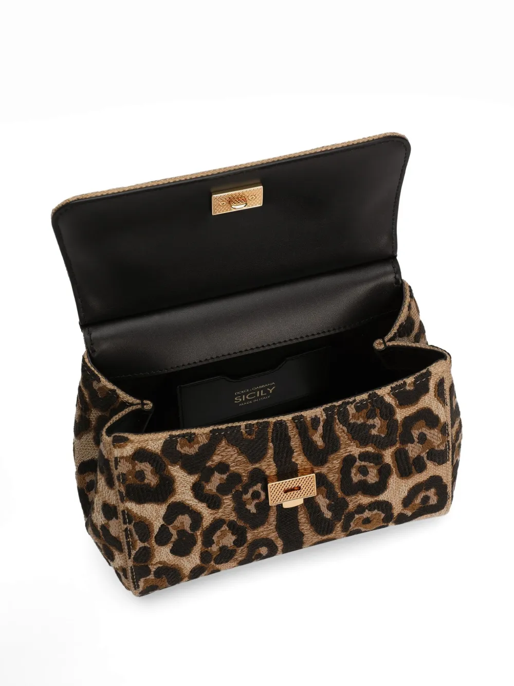 Dolce & Gabbana Sicily medium handtas Bruin