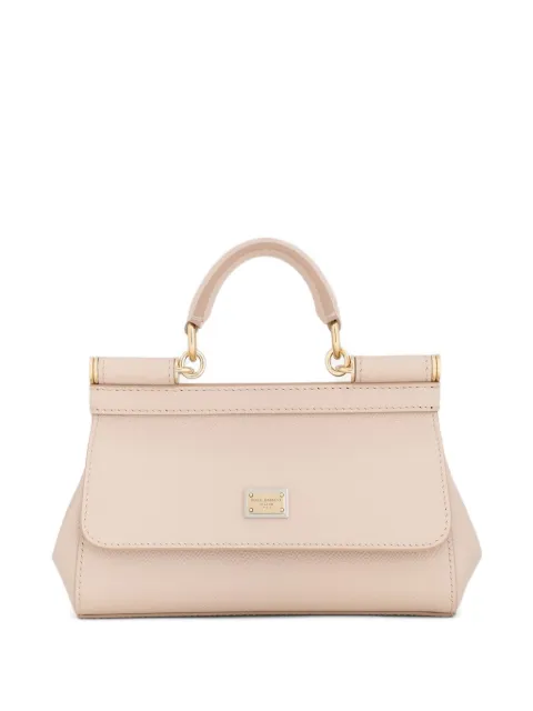 Dolce & Gabbana small Sicily leather tote bag