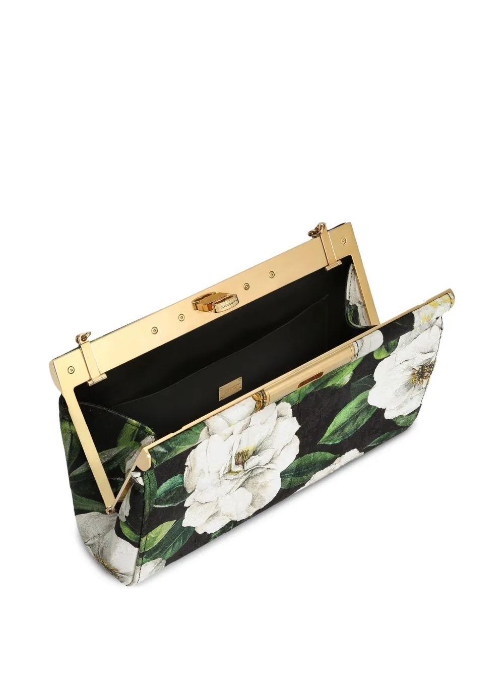 Dolce & Gabbana Gardenia Clutch In Schwarz
