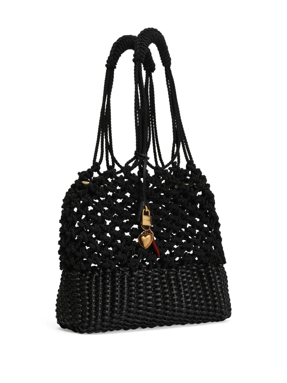 Dolce & Gabbana Geweven shopper Zwart
