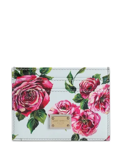 Dolce & Gabbana floral-print cardholder 