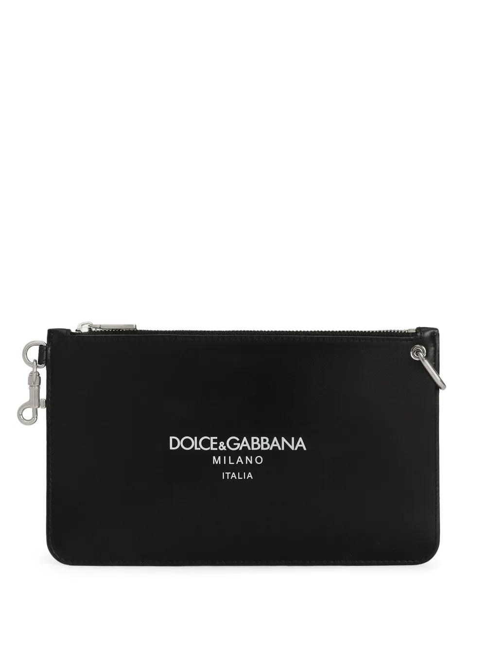 Dolce & Gabbana Clutch met logo Zwart