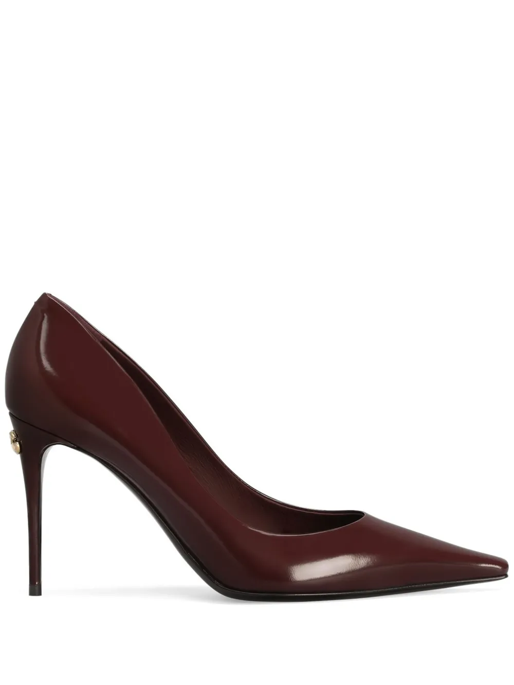 Dolce & Gabbana 90 mm leren pumps Rood