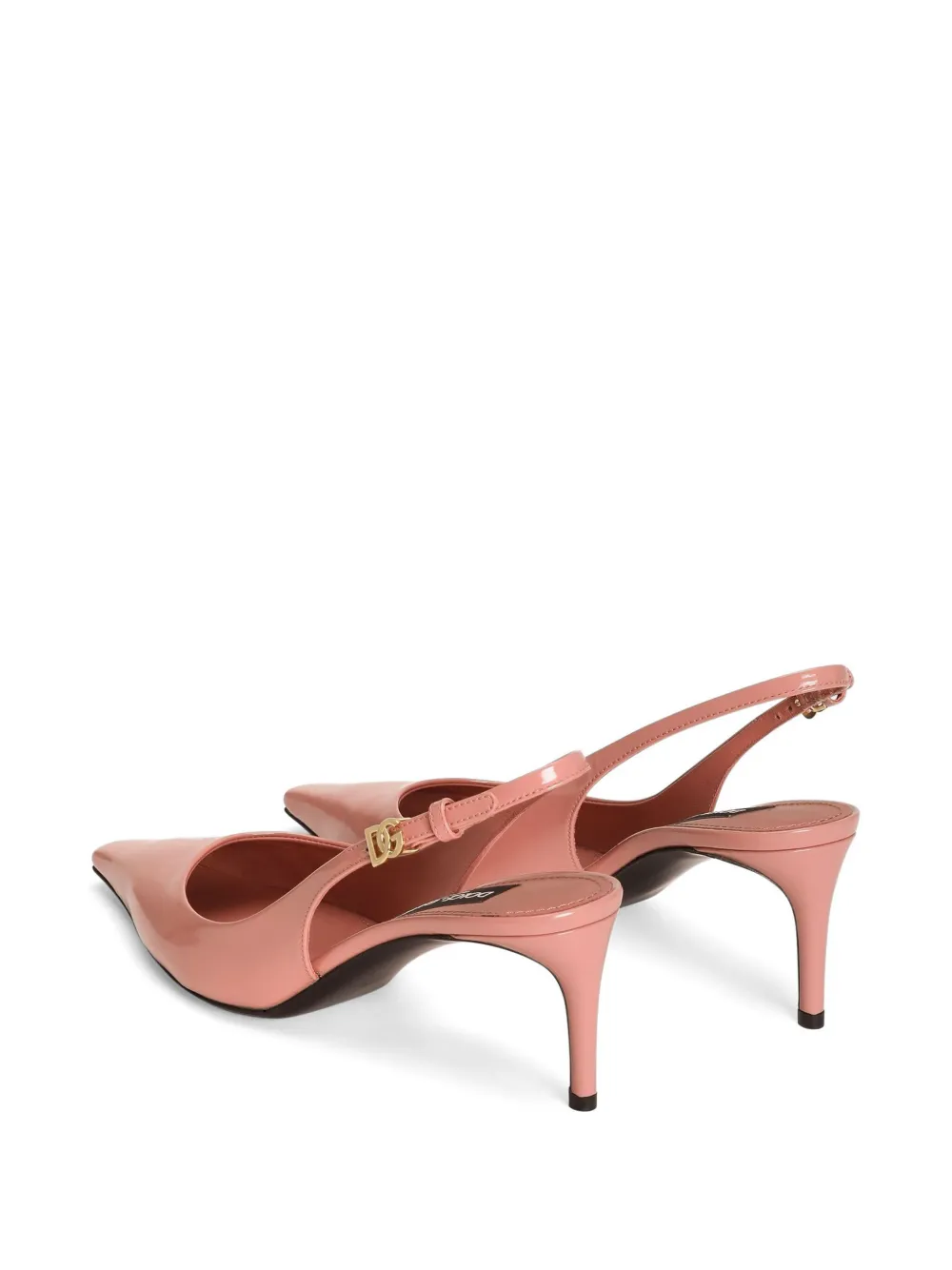 Dolce & Gabbana 60 mm gepolijste slingback pumps Roze