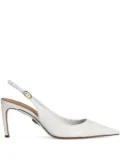 Dolce & Gabbana leather slingback pumps - White