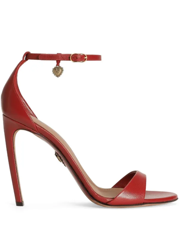 Dolce & Gabbana レザー サンダル | レッド | FARFETCH JP