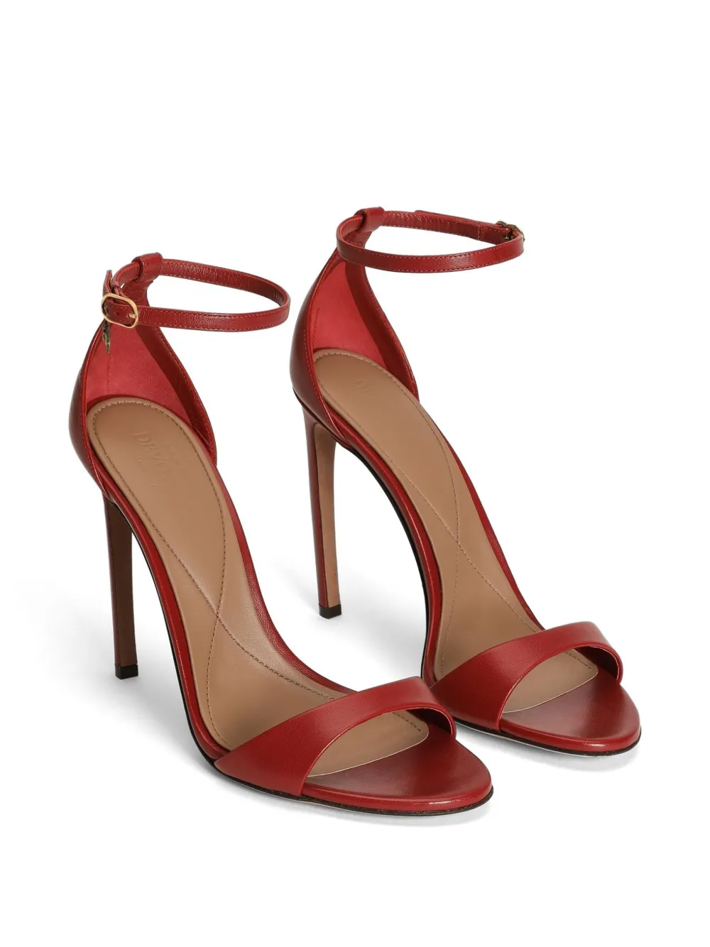 Dolce & Gabbana Leren sandalen - Rood