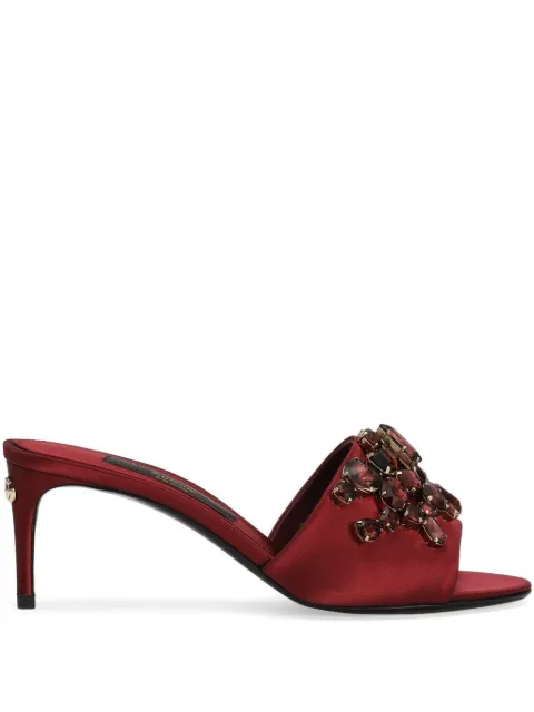 Dolce & Gabbana 60mm crystal-embellished mules