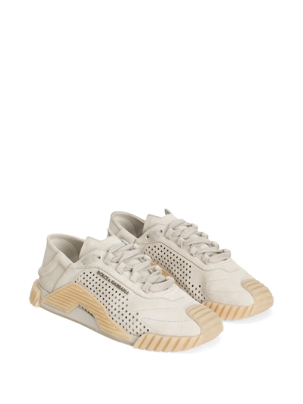 Dolce & Gabbana suede sneakers - Beige