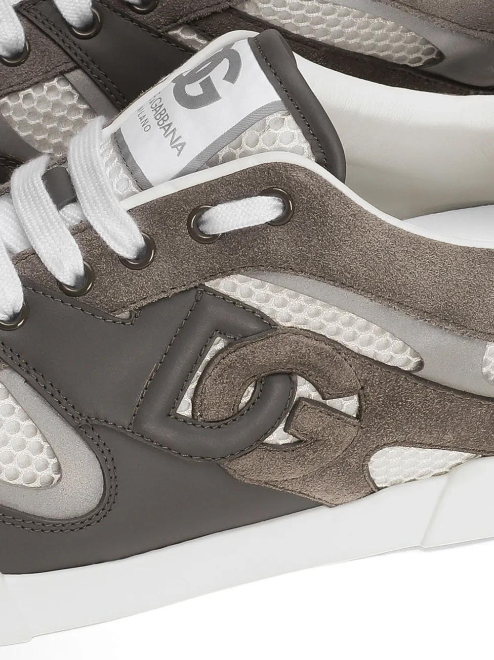 Dolce 
Gabbana panelled sneakers Grey