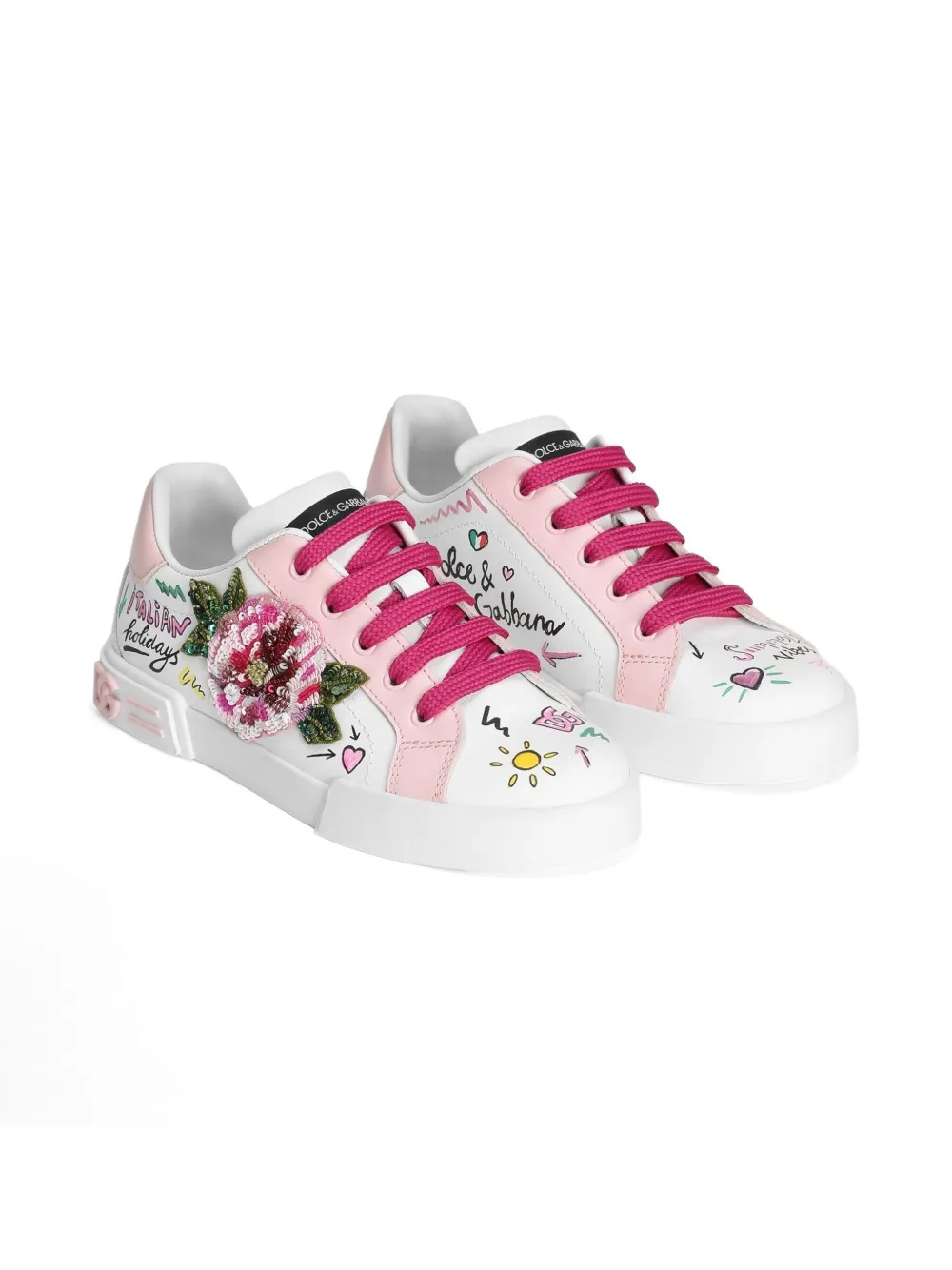 Dolce & Gabbana Kids Portofino Light sneakers White