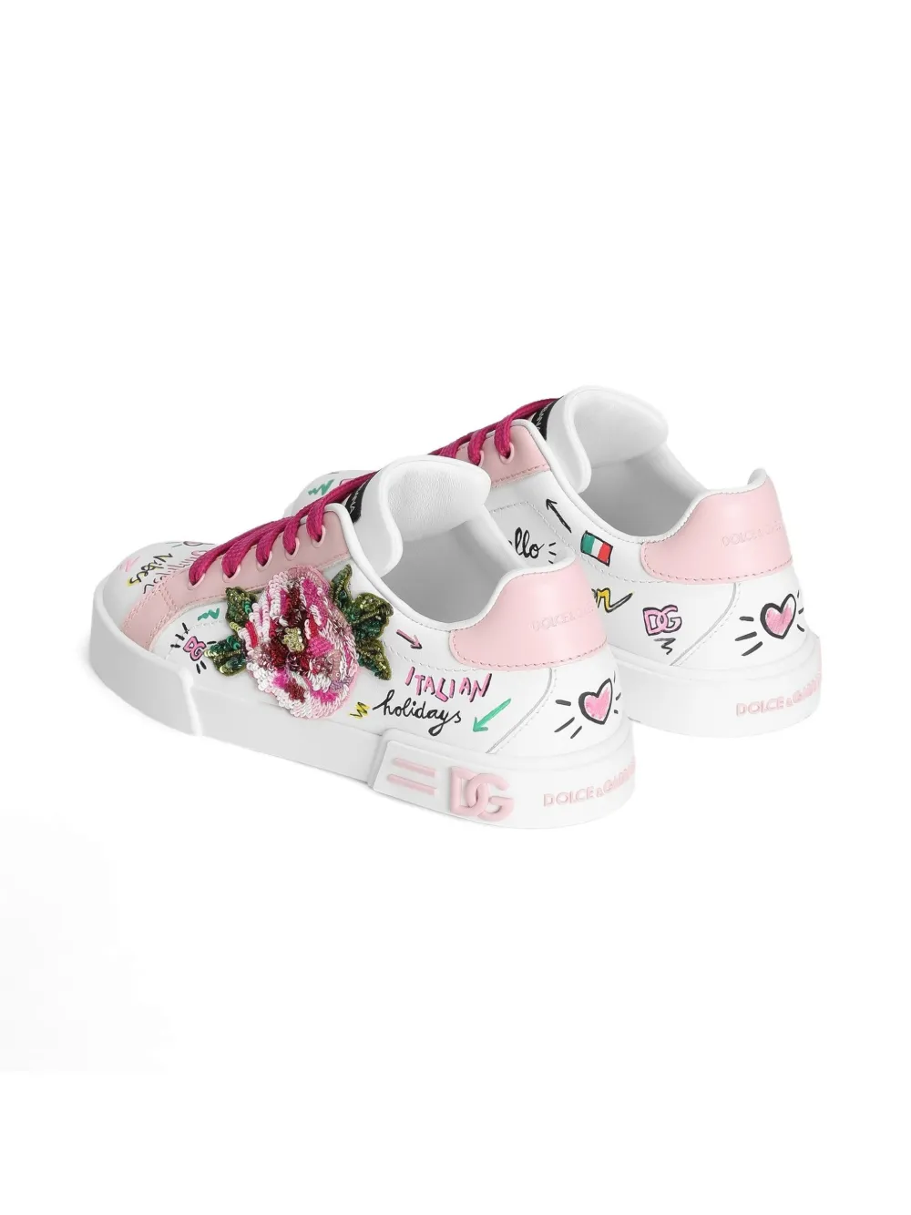 Dolce & Gabbana Kids Portofino Light sneakers White