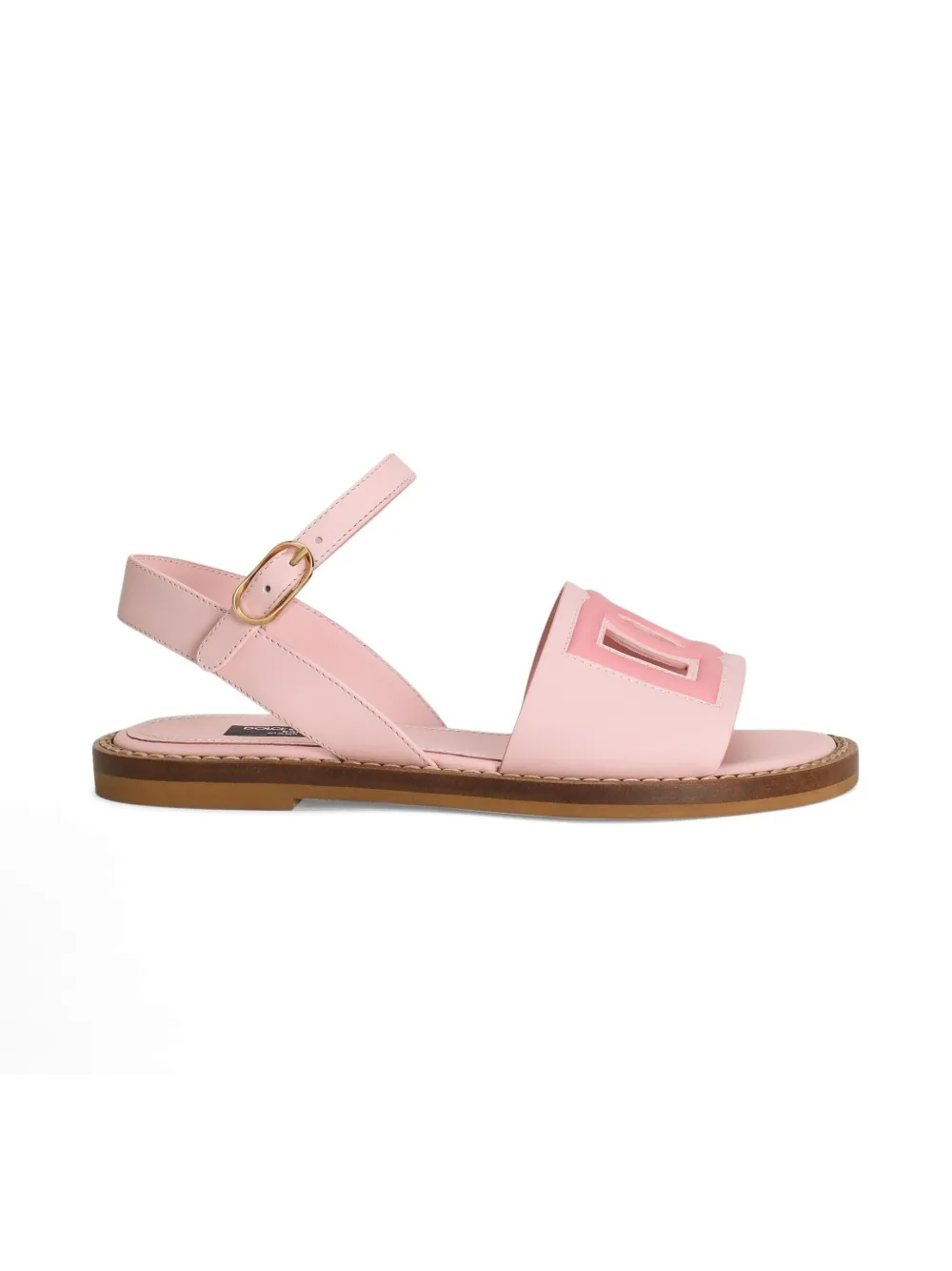 Dolce & Gabbana Kids logo sandals Pink