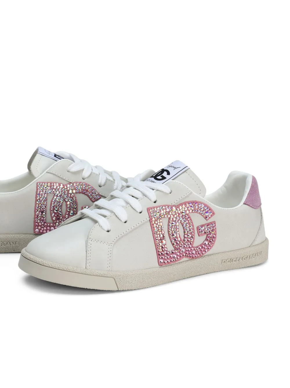 Dolce & Gabbana Kids logo-appliqué sneakers White