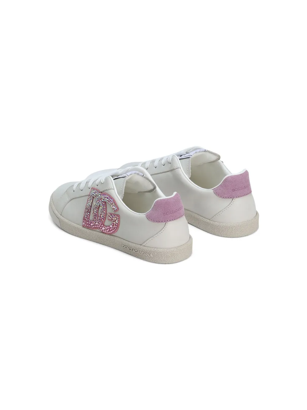 Dolce & Gabbana Kids logo-appliqué sneakers White