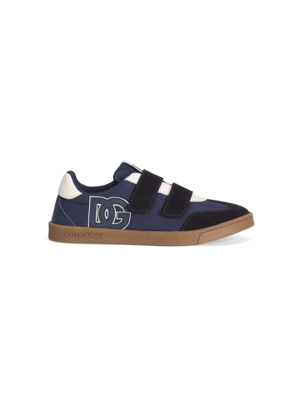 Dolce & Gabbana Kids Sneakers met logopatch - Blauw