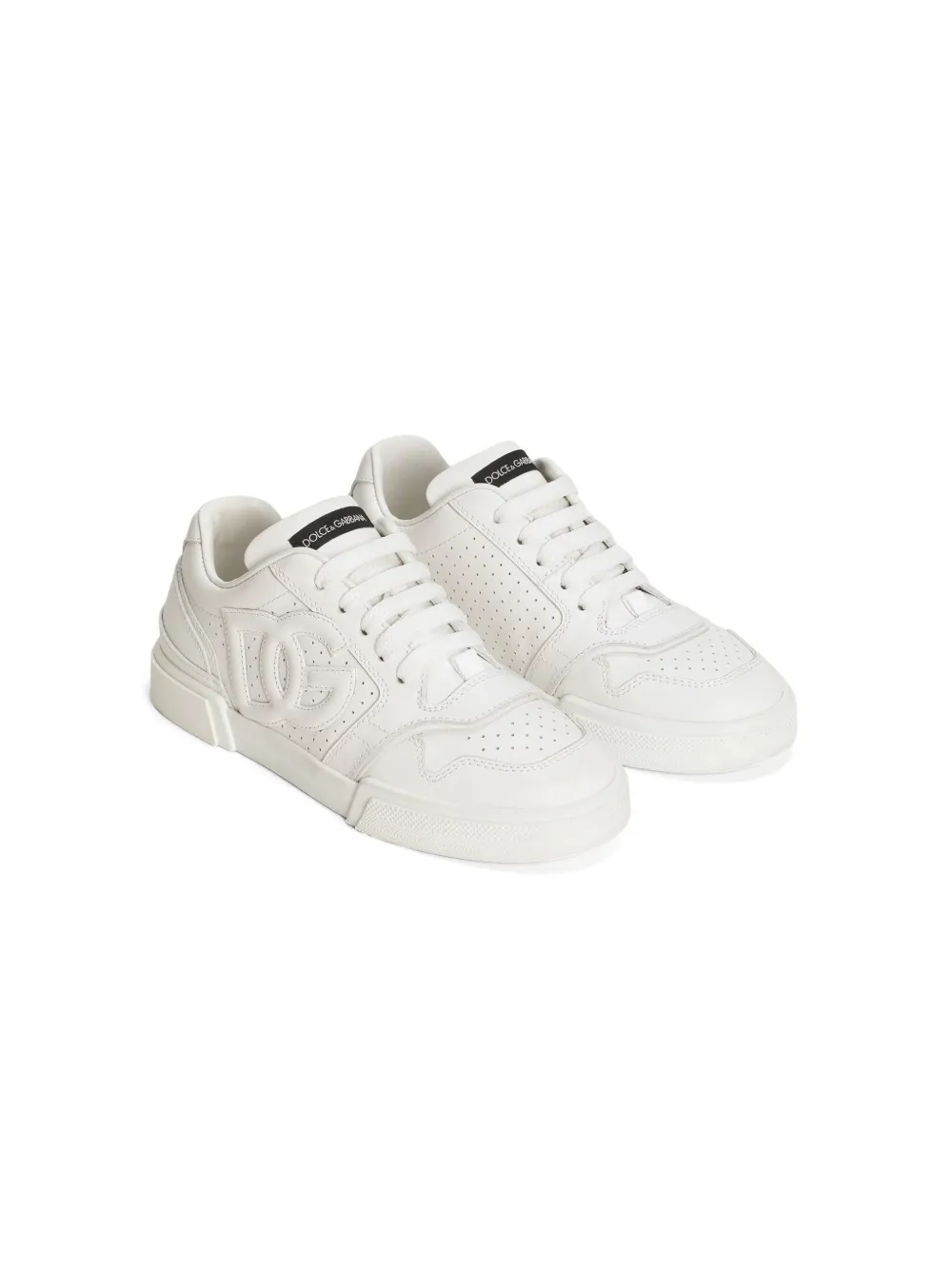 Dolce & Gabbana Kids logo-embossed sneakers White