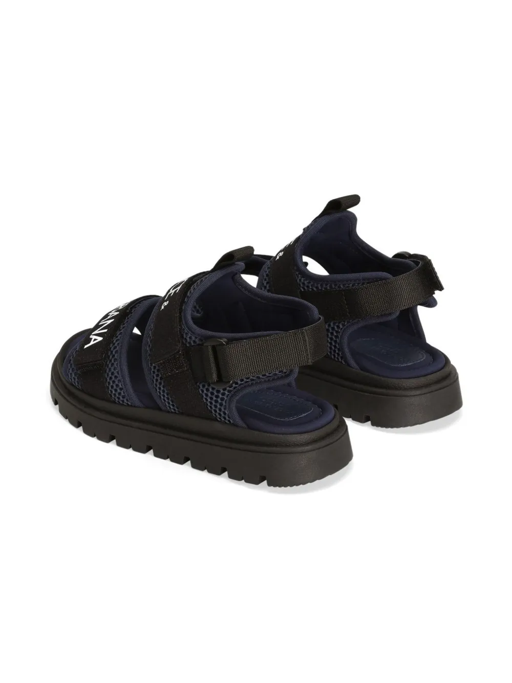 Dolce & Gabbana Kids logo-print sandals Blue